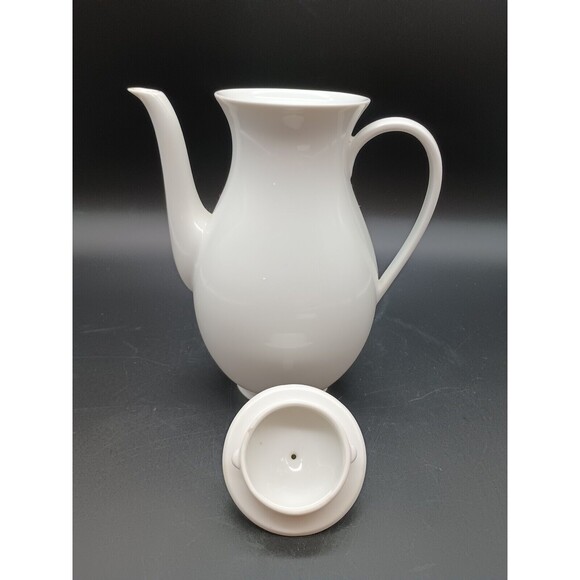 Furstenberg Seit Germany 660/2 Small Coffee Pot Tea Pot White Classic Elegant - Picture 4 of 7